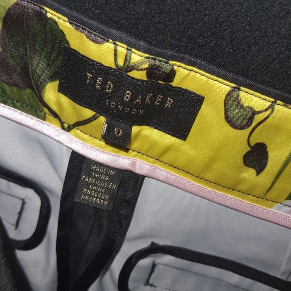 Ted Baker Secret Trellis Skinny Trouser Small - Picture 3 of 5